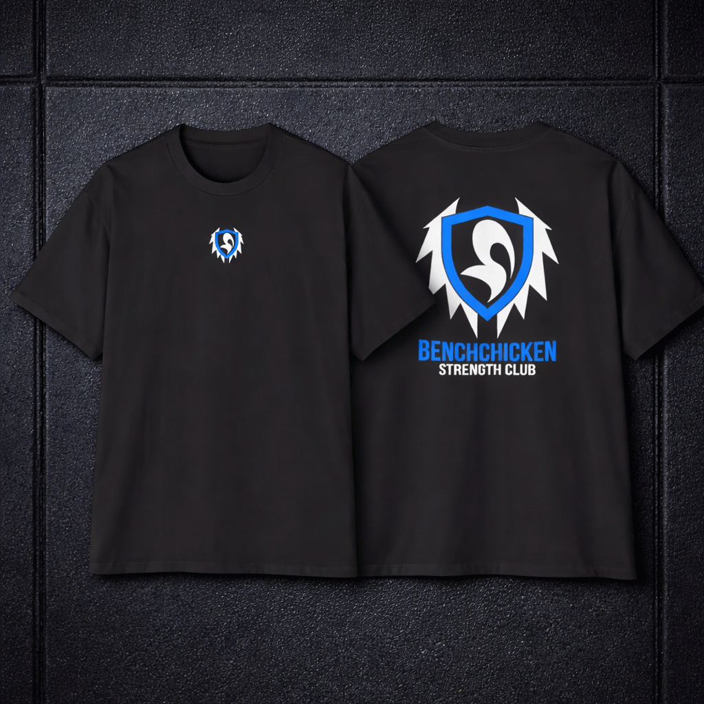 Benchchicken Strength Club Oversized T-Shirt - Nightwing Edition